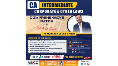 CORPORATE & OTHER LAWS - COMPREHENSIVE BATCH (SEPT 26 ONWARDS) GD + HARDBOOKS