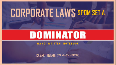 PRE-BOOKING = SPOM SET A - CORPORATE LAWS - BLACK & WHITE HARDBOOK 