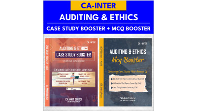 AUDIT– CASE STUDY BOOSTER + MCQ BOOSTER – CA INTER B&W 