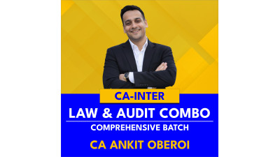 CA INTER LAW & AUDIT COMBO - COMPREHENSIVE BATCH (SEPT 26 ONWARDS) GD + HARDBOOKS