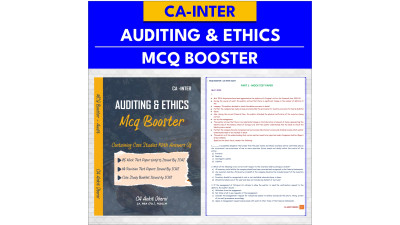 AUDIT – MCQ BOOSTER -CA INTER B&W