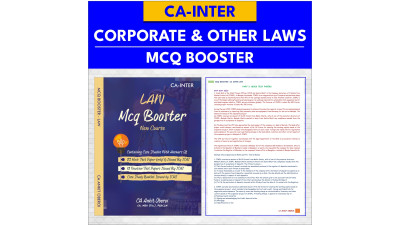 CA-INTER LAW (MCQ BOOSTER) B/W
