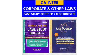 LAW - CASE STUDY BOOSTER + MCQ BOOSTER - CA INTER B/W