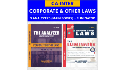 CA INTER LAW COMPREHENSIVE BOOKS + ELIMINATOR B/W